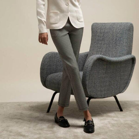 Pantalone slim fit broccato | Caterina D. - PMC Portici

