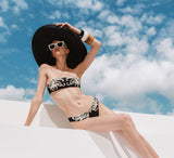 Fascia da bagno con ricamo e strass | TWINSET - PMC Portici


