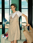 Abito longuette in misto lino | TWINSET - PMC Portici