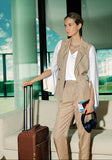 Gilet in misto lino con cintura | TWINSET - PMC Portici
