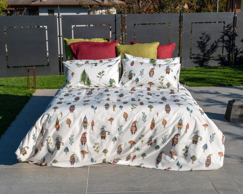 Copripiumino Letto Singolo Memolo | Tessitura Toscana - PMC Portici
