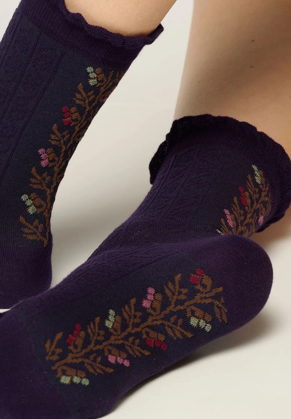 Calzino Corto in Cotone Floral | Oroblù - PMC Portici

