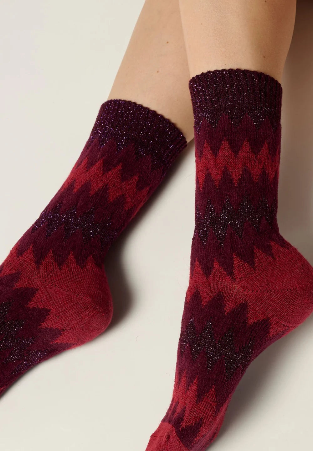 Calzino Corto Velvet Tweed | Oroblù - PMC Portici