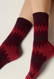 Calzino Corto Velvet Tweed | Oroblù - PMC Portici