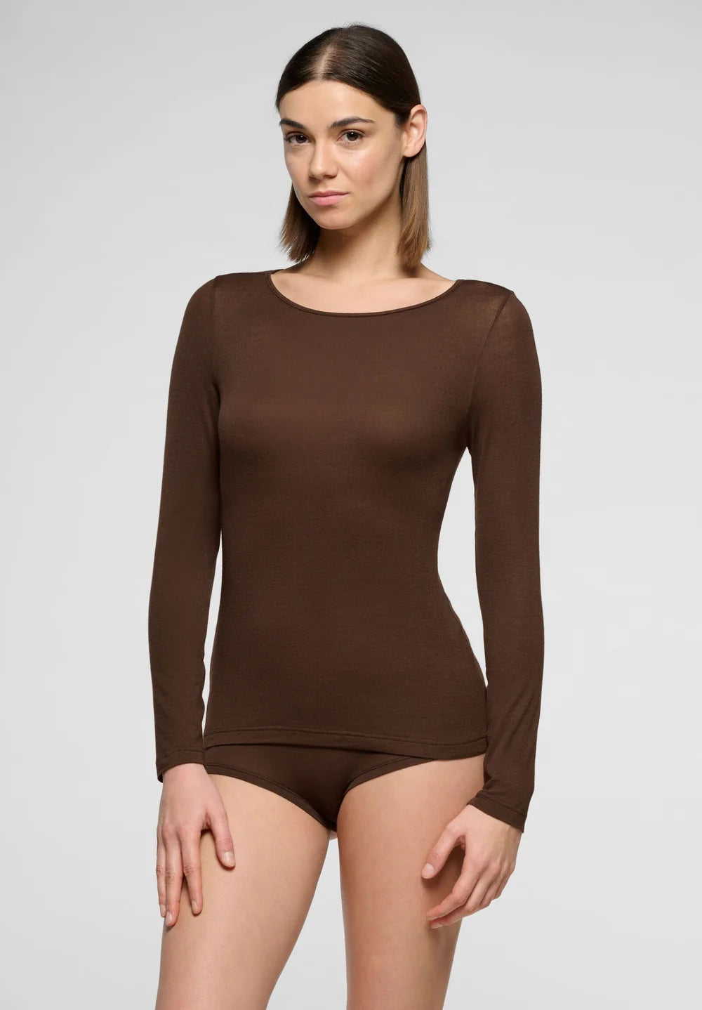 Maglia Manica Lunga in Micromodal e Cashmere | Oroblù - PMC Portici