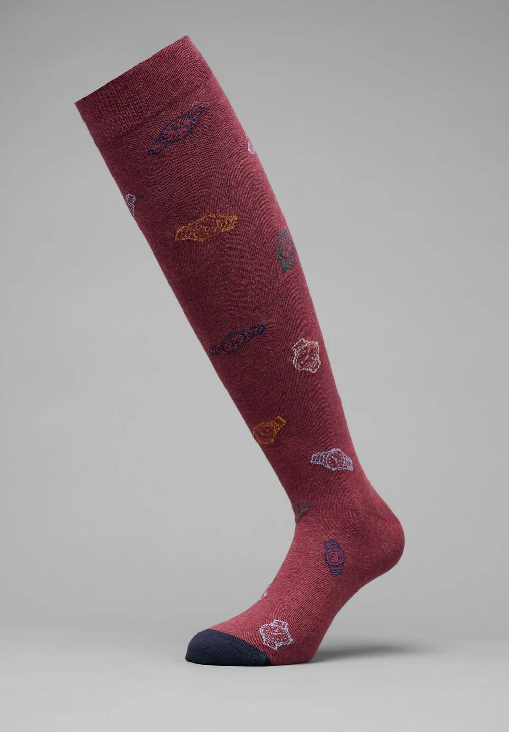 Calza Lunga in Cotone Fantasia Orologi | Perofil - PMC Portici

