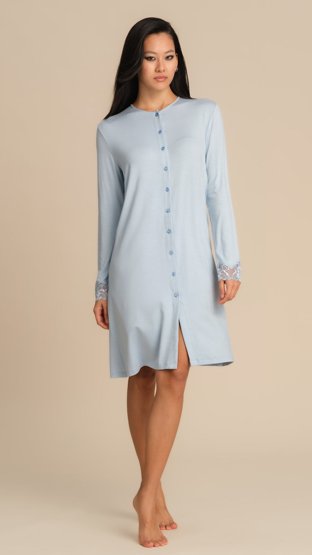 Camicia da notte aperta avanti | PEPITA - PMC Portici

