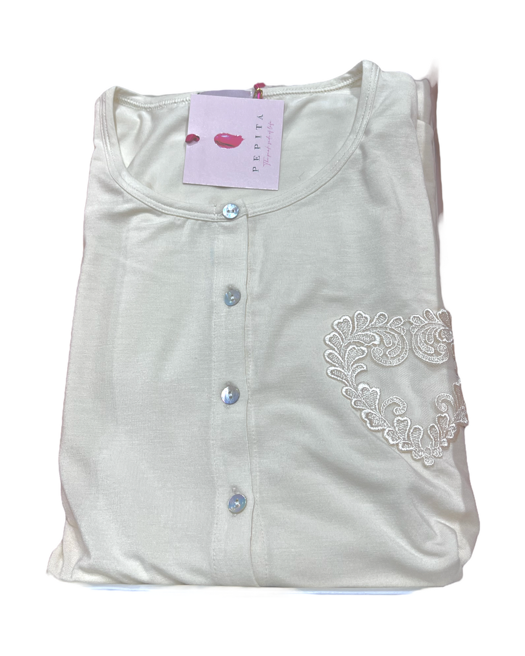 Camicia da notte aperta avanti | Pepita - PMC Portici