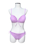 Bikini coppa push-up in tessuto goffrato | Olivia Pink - PMC Portici
