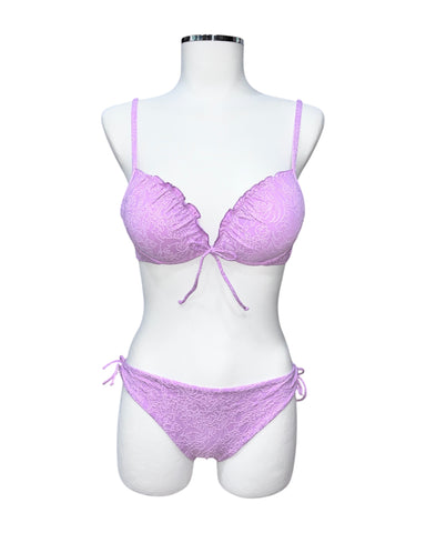 Bikini coppa push-up in tessuto goffrato | Olivia Pink - PMC Portici