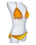 Bikini a Triangolo effetto velluto | Laetitia Beachwear - PMC Portici