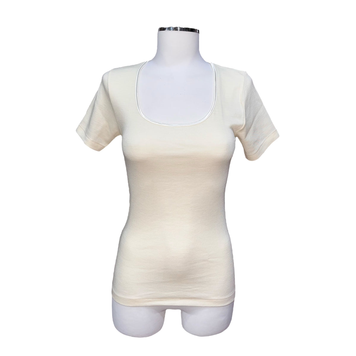 Maglia mezza manica con profilo in raso | Fraly - PMC Portici

