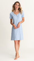 CAMICIA DA NOTTE DONNA CON MARGHERITE | Pepita - PMC Portici