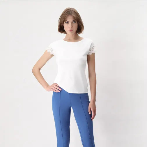 Maglia mezza manica con pizzo | Oroblù - PMC Portici