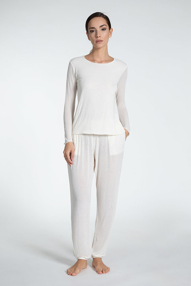 T-shirt doppiata misto cashmere | Caterina D. - PMC Portici


