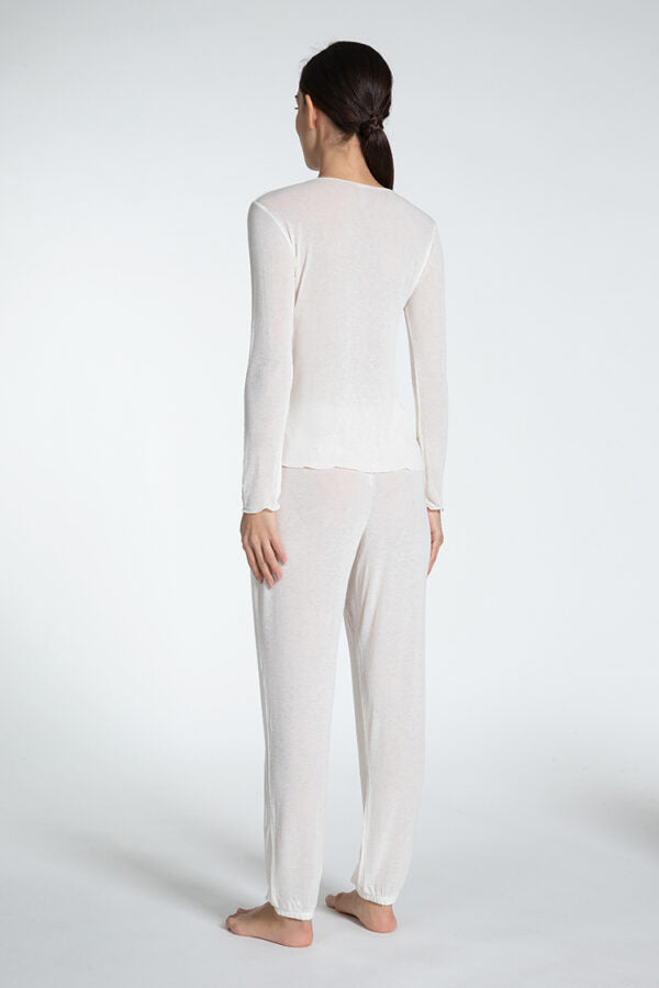 T-shirt doppiata misto cashmere | Caterina D. - PMC Portici

