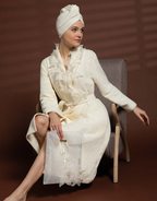 Accappatoio con fiori in organza | Luna di Giorno - PMC Portici