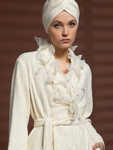 Accappatoio con fiori in organza | Luna di Giorno - PMC Portici