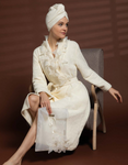 Accappatoio con fiori in organza | Luna di Giorno - PMC Portici