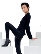 Leggings in ecopelle con arriccio | Oroblù - PMC Portici