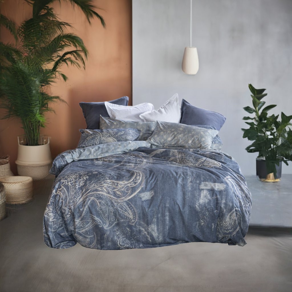 Copripiumino Matrimoniale Denim