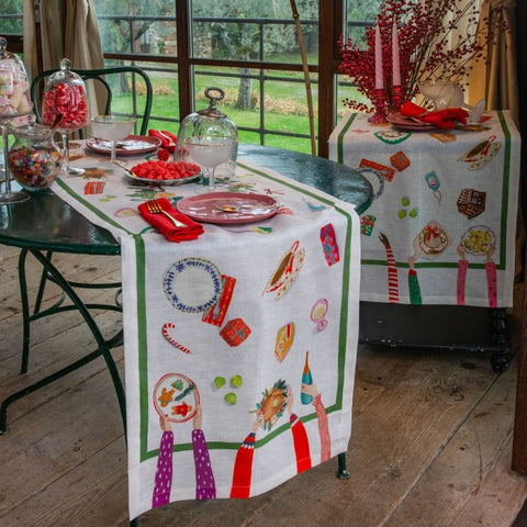 Runner Natalizio Hand On Xmas | Tessitura Toscana  - PMC Portici