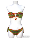 Bikini a fascia fantasia floreale | Laetitia Beachwear - PMC Portici