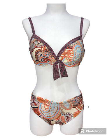 Bikini con coppa fantasia paisley | Olivi Gold - PMC Portici
