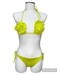 Bikini triangolo rose