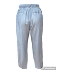 Pantalone in lino con banda laminata | Oroblù - PMC Portici