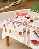 Tovaglia cotone antimacchia Summer Party | The Napking - PMC Portici