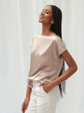 Blusa in raso di seta | Oscalito - PMC Portici