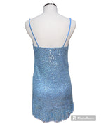 Abito corto total paillettes