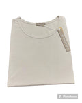 T-shirt girocollo taglio vivo