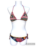 Bikini a triangolo fantasia floreale| Laetitia Beachwear - PMC Portici