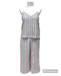 Pigiama lungo a righe multicolor | DKNY - PMC Portici