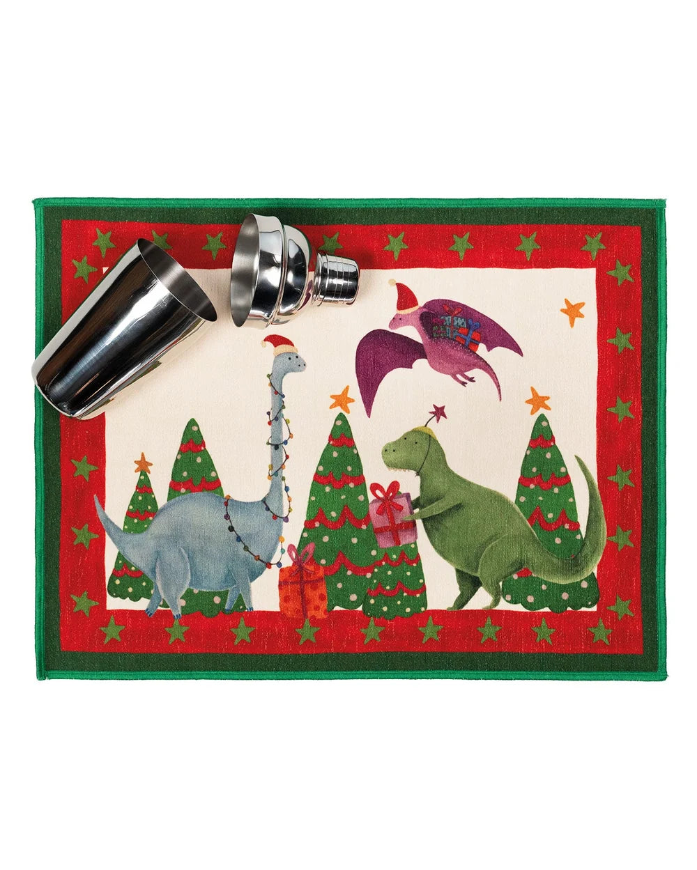 Tovagliette Jurassic Xmas |Tessitura Toscana Telerie-PMC Portici