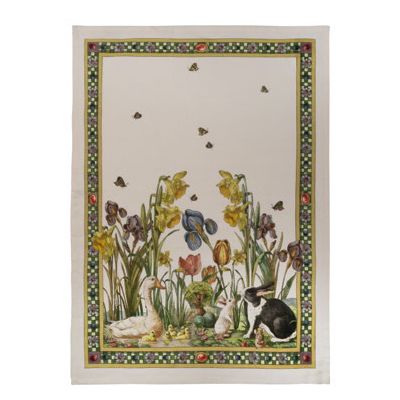 Canovaccio Bunny Garden Giallo | Tessitura Toscana - PMC Portici
