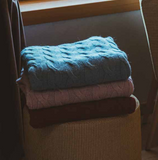 Plaid Tricot Treccia + colori | Maryhome - PMC Portici