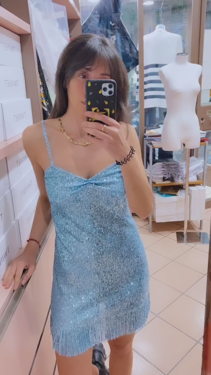 Abito corto total paillettes | Ermanno Scervino - PMC Portici