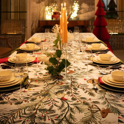 Tovaglia Natalizia Rudy | Tessitura Toscana Telerie - PMC Portici

