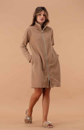 Vestaglia con zip in pile | Maryhome - PMC Portici