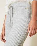 Pantaloni in maglia con trecce | TWINSET