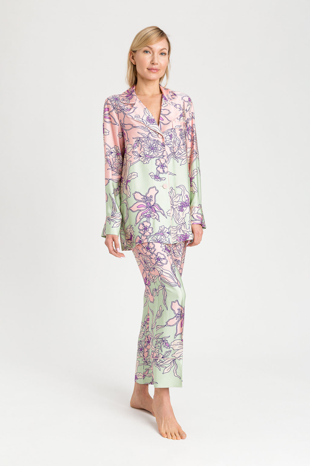 Pigiama linea maschile fantasia floreale | TWINSET