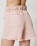 Shorts in bull con ricamo patch | TWINSET - PMC Portici