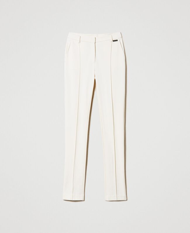 Pantaloni a sigaretta con zip | TWINSET - PMC Portici
