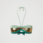 Bikini a fascia con inserti laminati | TWINSET - PMC Portici