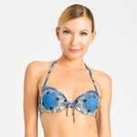 Bikini con coppa push up stampa foulard | TWINSET - PMC Portici