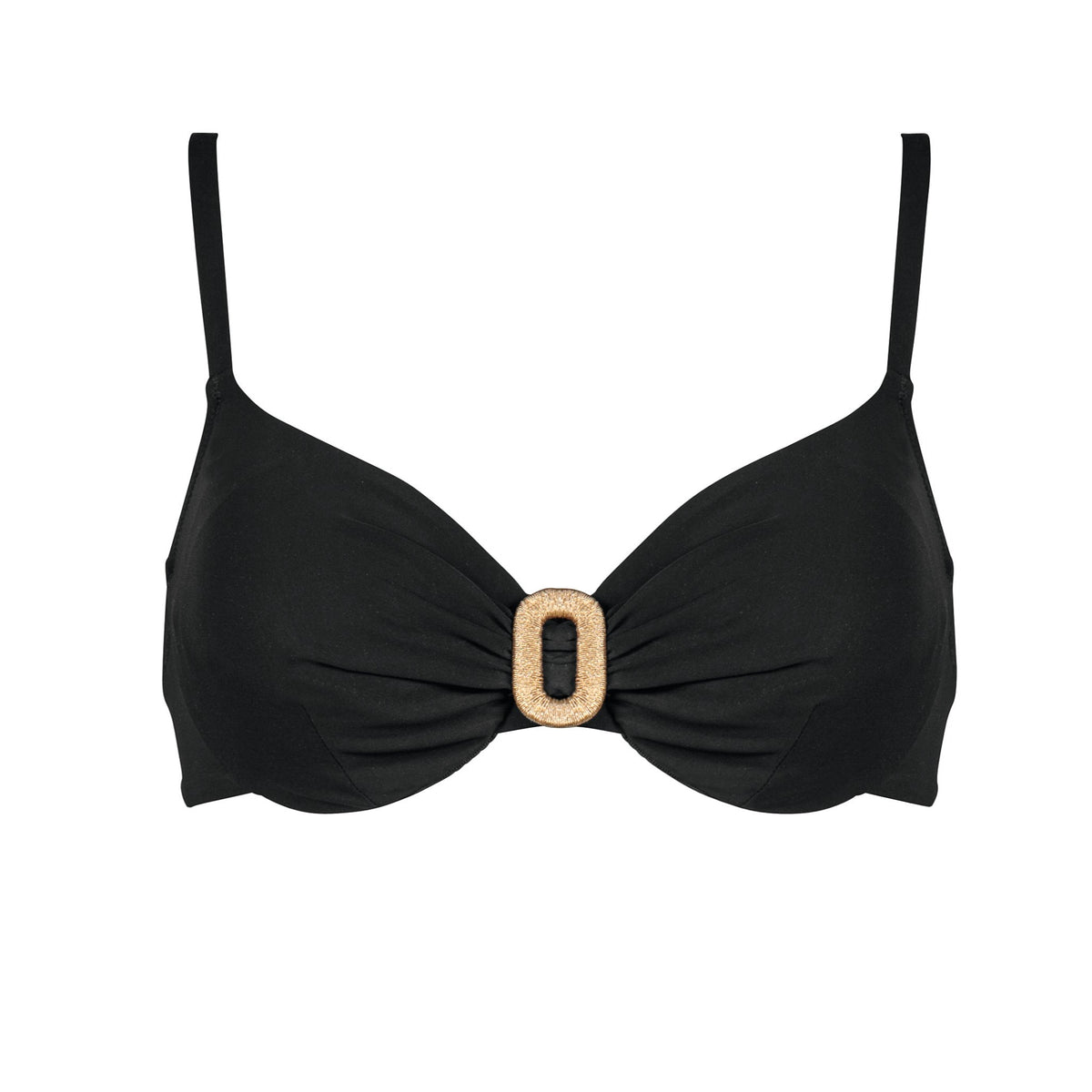 Bikini con ferretto e accessorio centrale di Maryan Mehlhorn. 