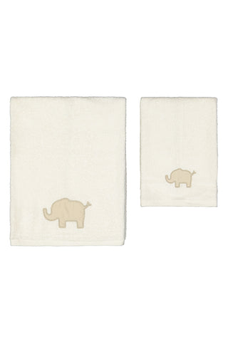 Coppia Asciugamani Elefante | Maryplaid